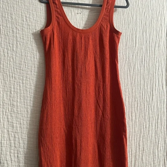 By Anthropologie Scoop-Back Knit Midi Dress Sz M - Picture 3 of 4